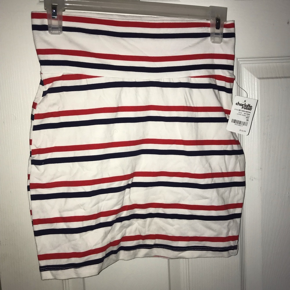 Charlotte Russe Miniskirt ❤️⚪️💙